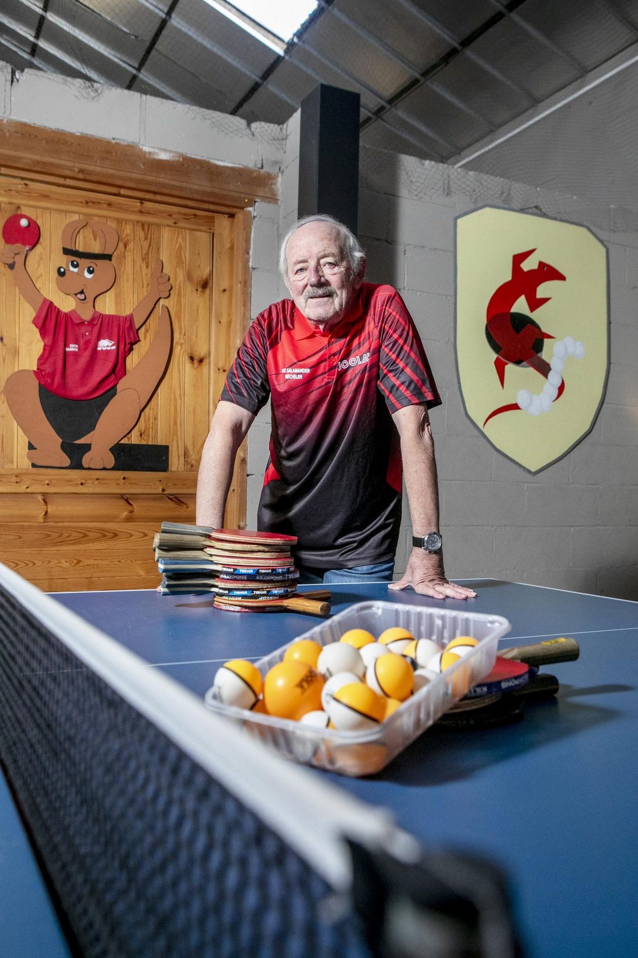 Ex-tafeltenniskampioen Emiel Van Krieken (80): “Ik blijf voorzitter van KTTC Salamander, maar de jeugd moet straks de fakkel overnemen”